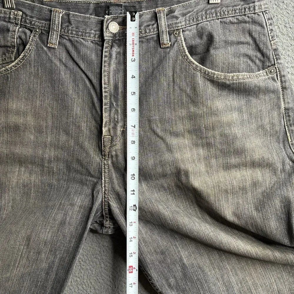 Vintage Y2k BAGGY Sean John Jeans 38 Black Baggy Wide Leg Hip Hop Skater